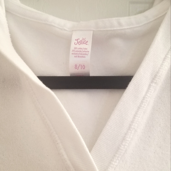 Justice Swim Cover Up Size 8/10 - Picture 3 of 3